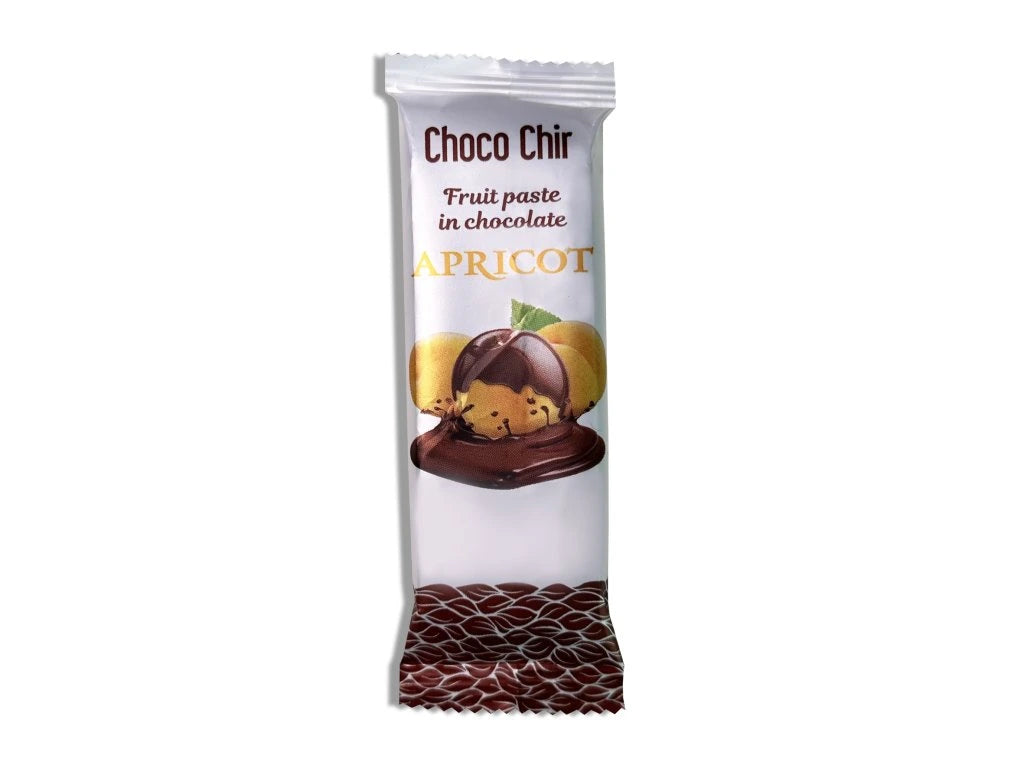 Meruňková ovocná pastilká v čokoladové glazuře 30g