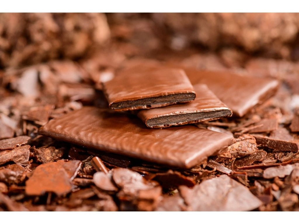 Přírodní ovocné pastilky v čokoládové glazuře 250g