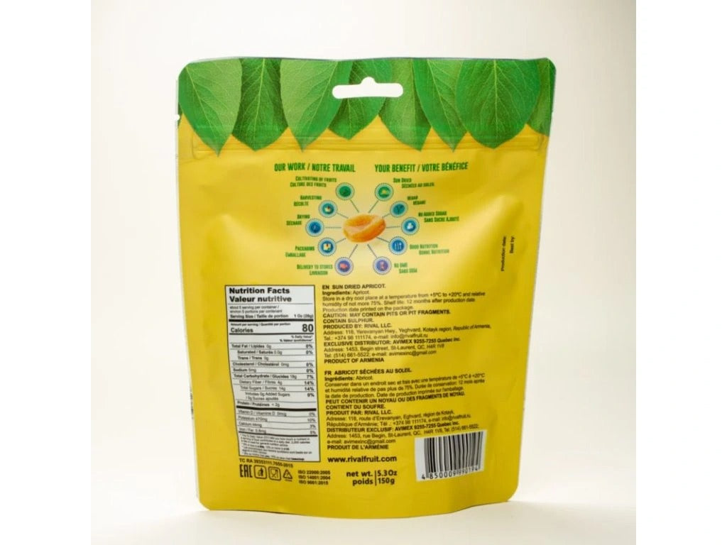 Sušené meruňky premium 150g